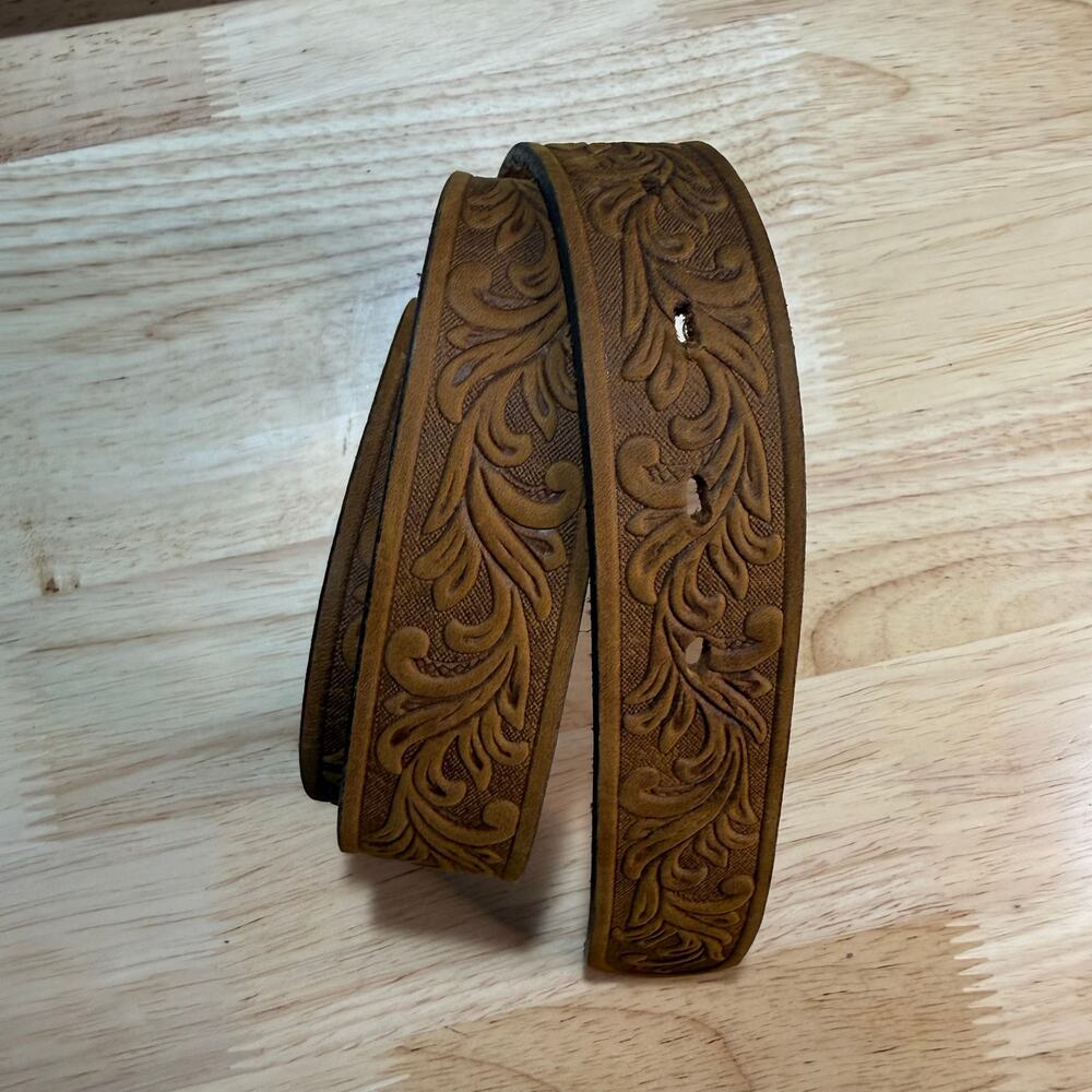 Tony Lama Western Leather C60119 Belt 28